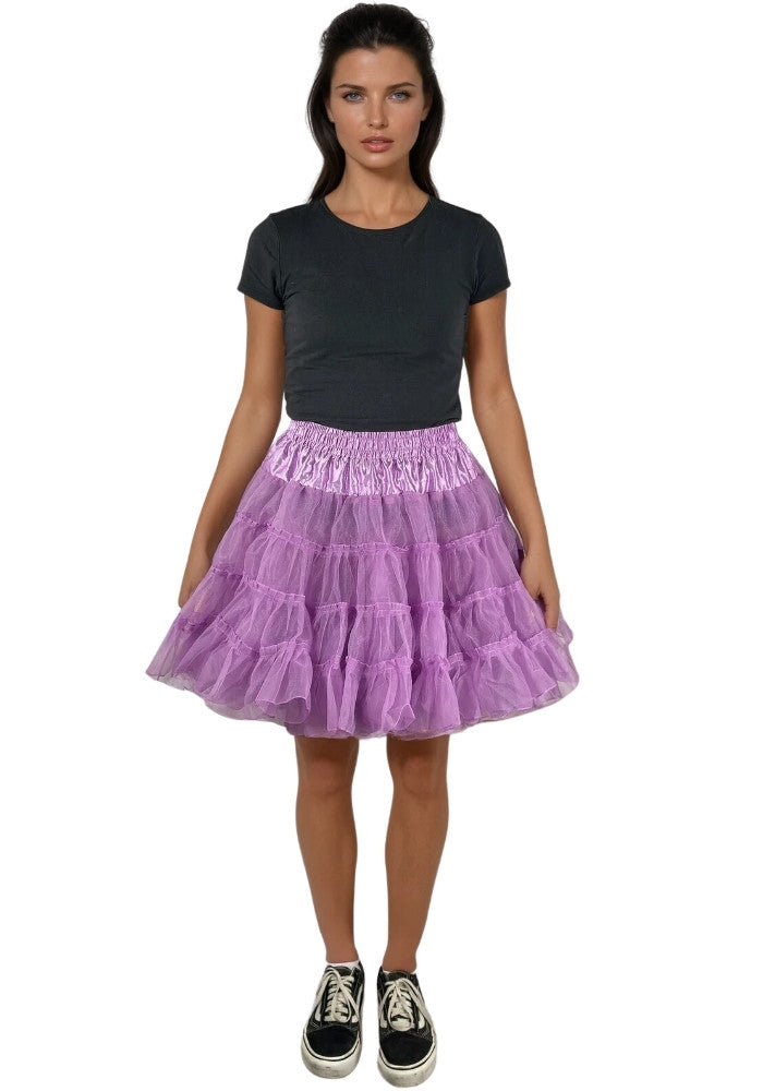 Petticoat Lang Paars 3-Laags - Festivales