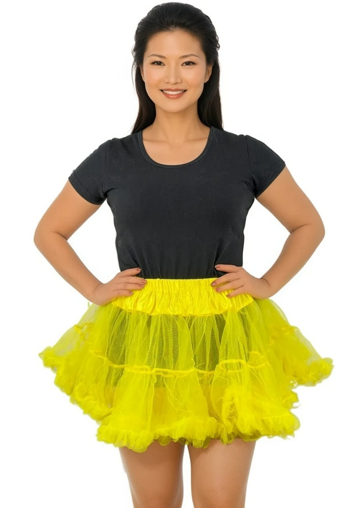 Petticoat Kort Luxe Geel - Festivales