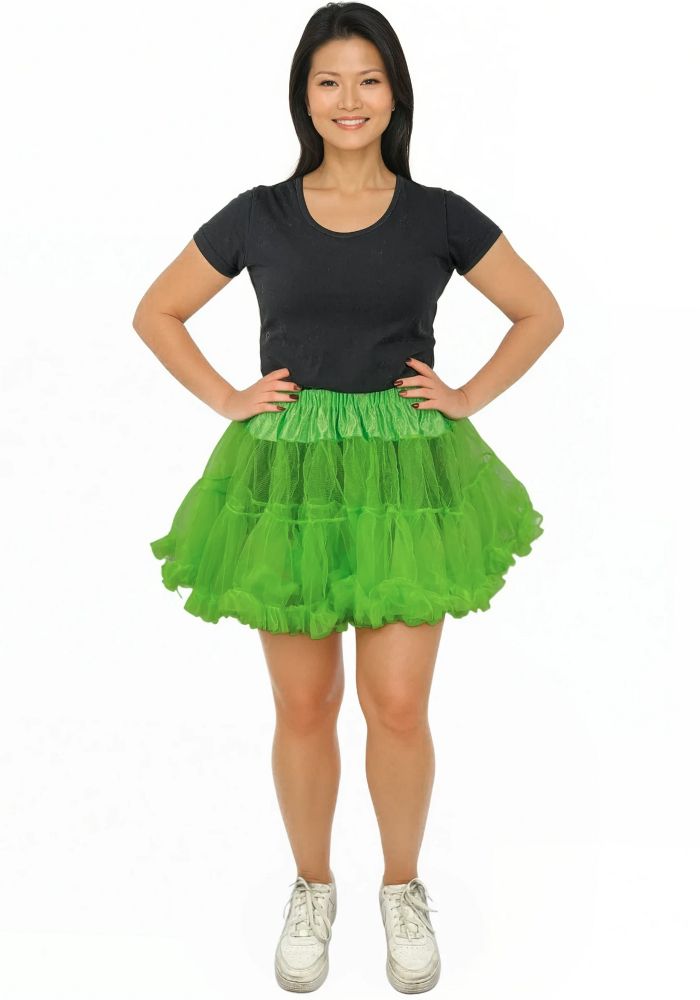 Petticoat Kort Luxe Groen - Festivales