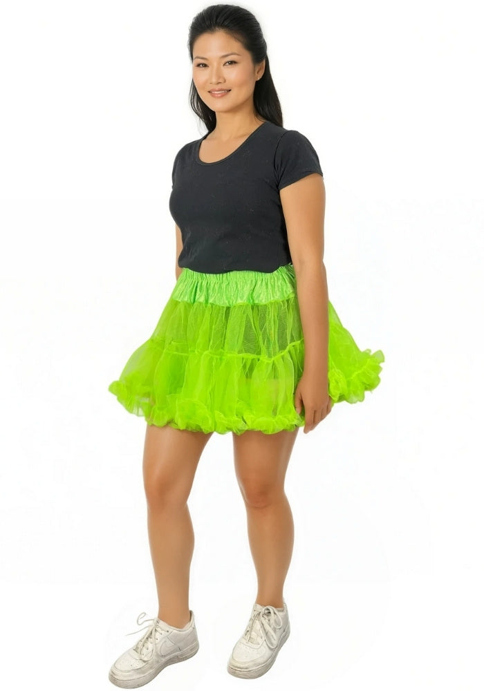 Petticoat Kort Luxe Licht Groen - Festivales