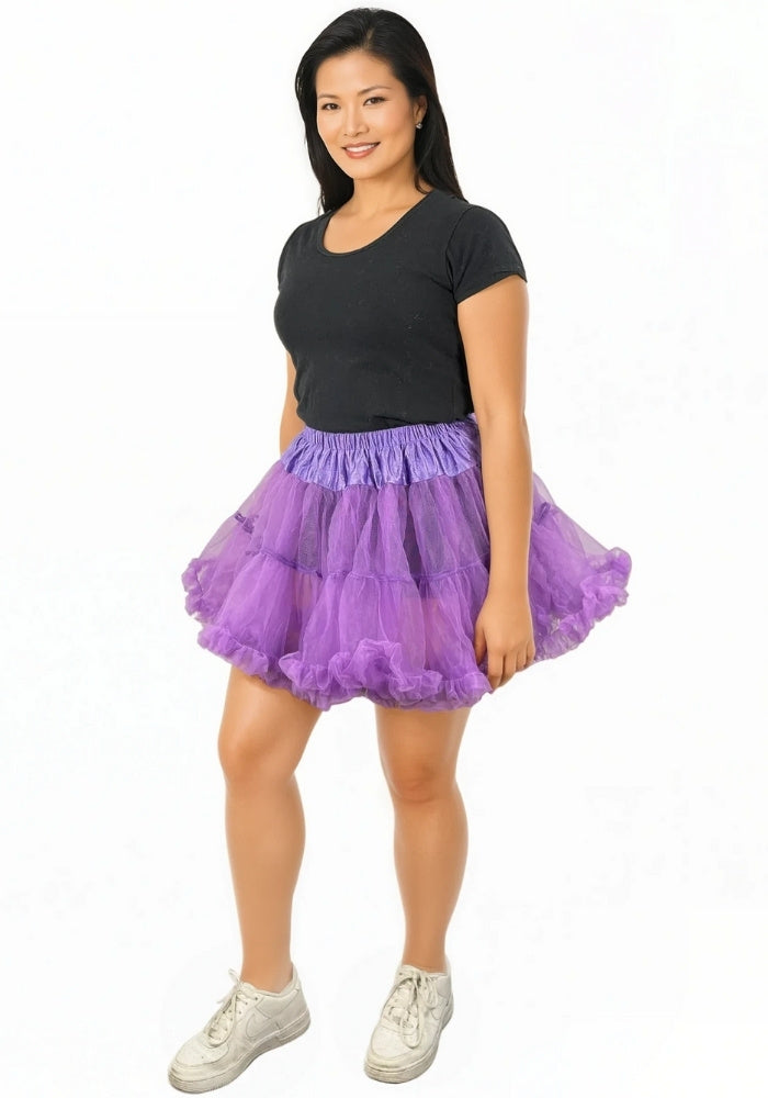 Petticoat Kort Luxe Paars - Festivales