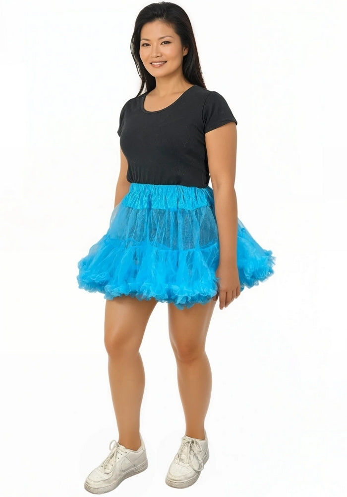 Petticoat Kort Luxe Turquoise - Festivales