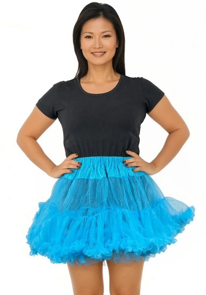 Petticoat Kort Luxe Turquoise - Festivales