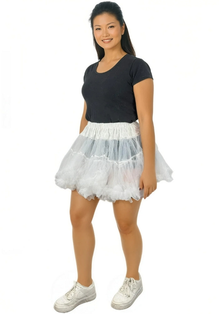 Petticoat Kort Luxe Wit - Festivales