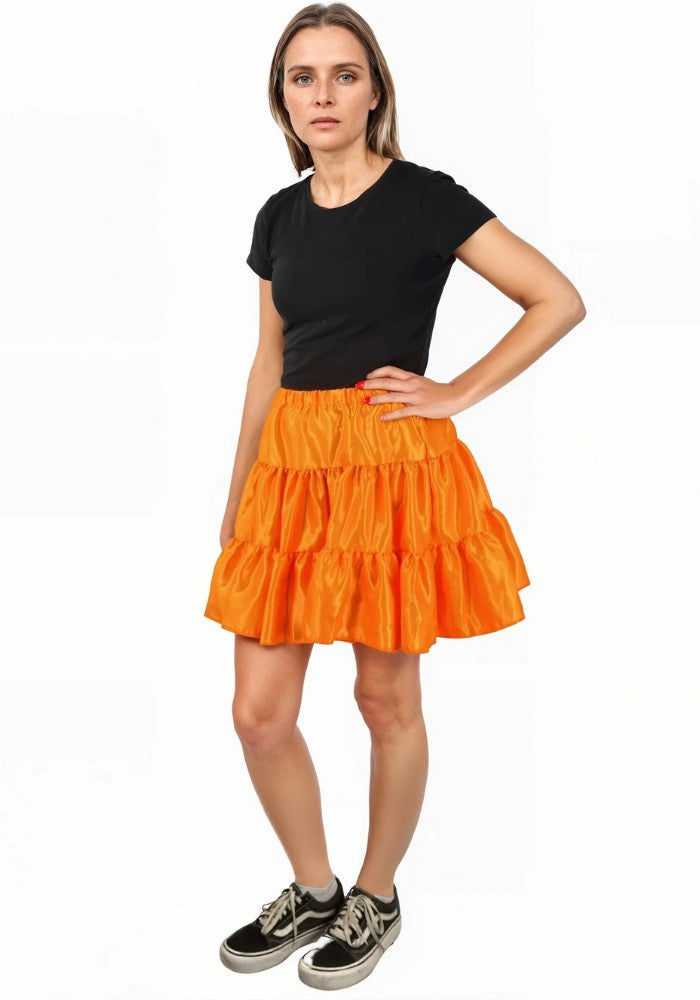 Petticoat Frilled Oranje - Festivales