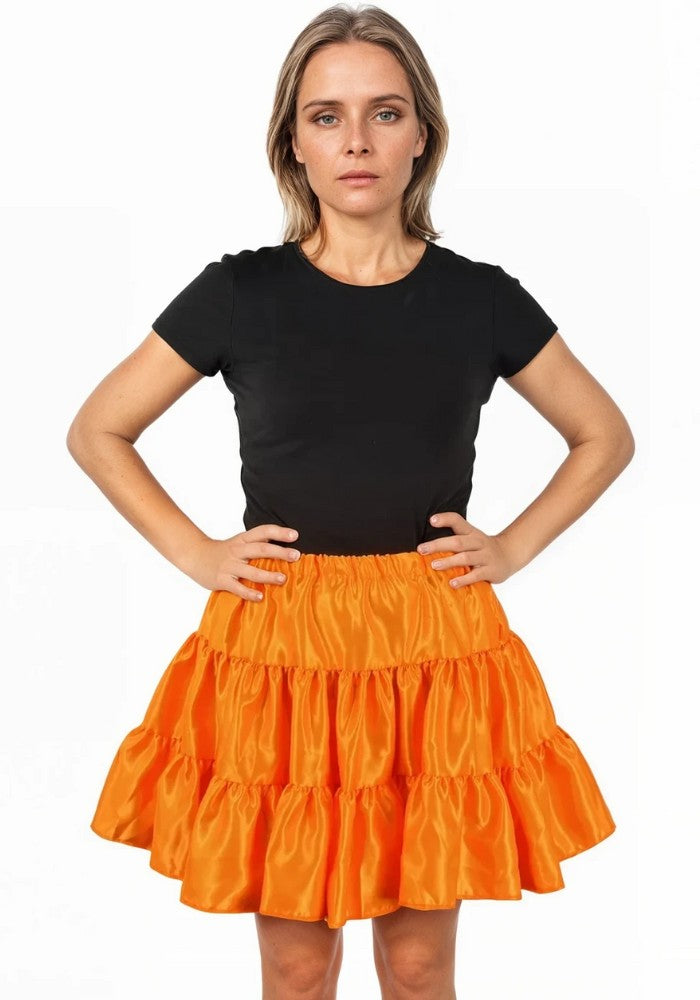 Petticoat Frilled Oranje - Festivales