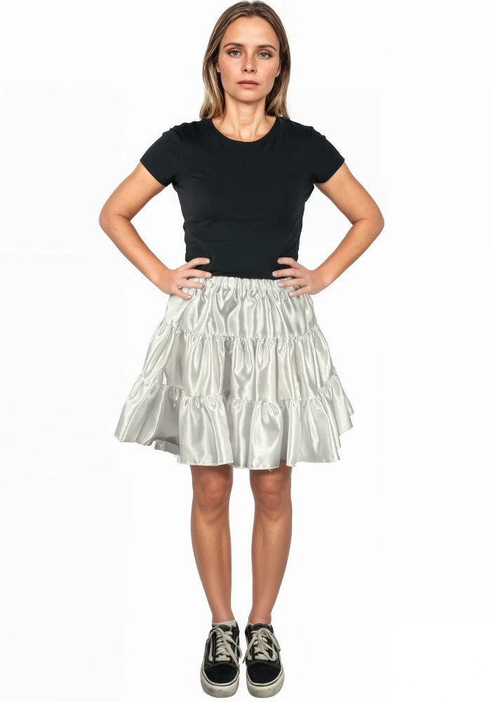 Petticoat Frilled Wit - Festivales