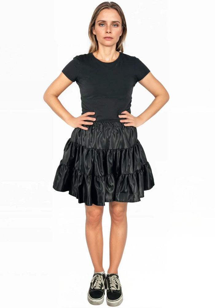 Petticoat Frilled Zwart - Festivales