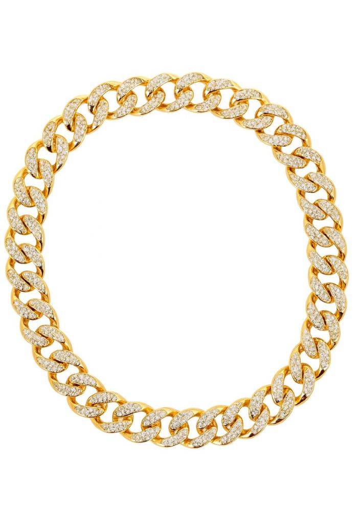 Patser Ketting Goud Strass - Festivales