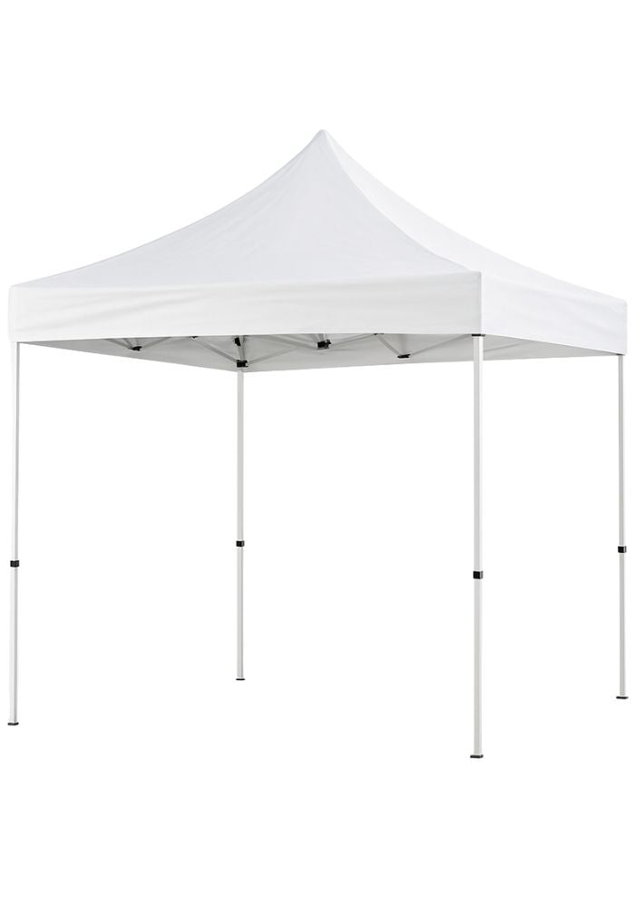 Easy Pop-up Festival Camping Partytent Premium Steel Version - 3x3m - White - Festivales