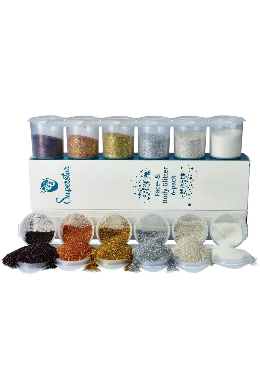 Precious Gem Glittermix 6-pack 90 ml 98993 - Festivales