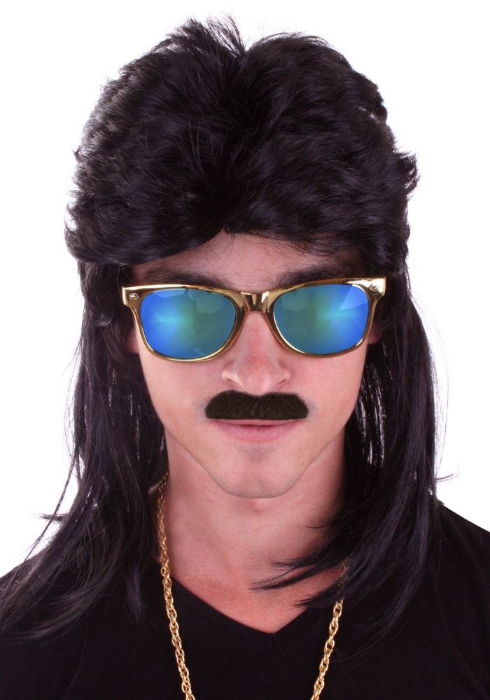 Pruik Met Matje Zwart - Festivales