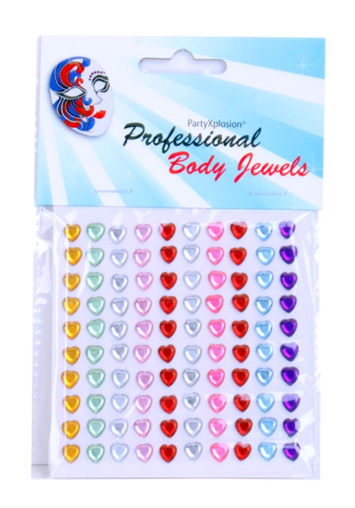 PXP Professional Colours Decoratiestickers 100 Hartjes - Festivales