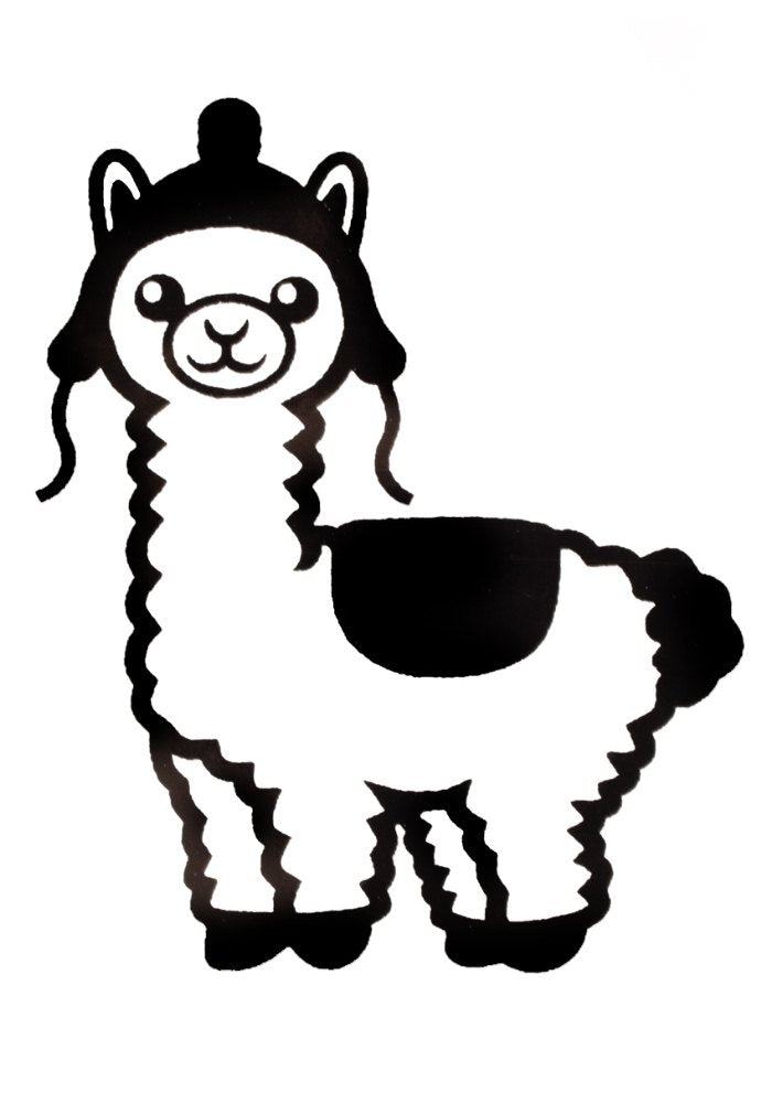 Quick Tattoo Glittersjabloon Alpaca - Festivales