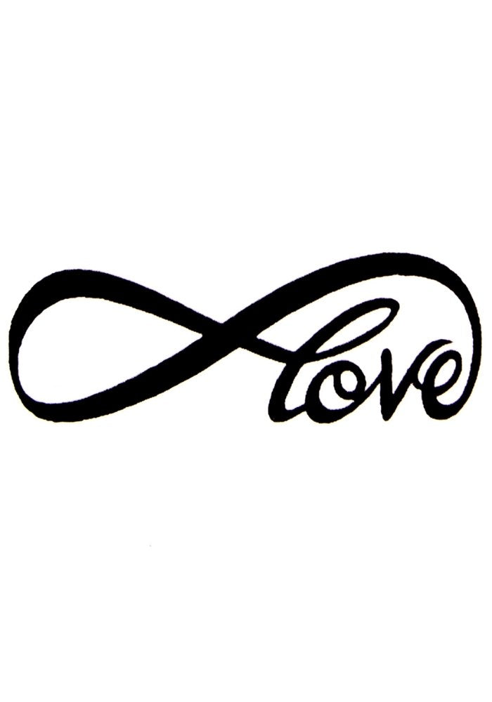 Quick Tattoo Glittersjabloon Love - Festivales