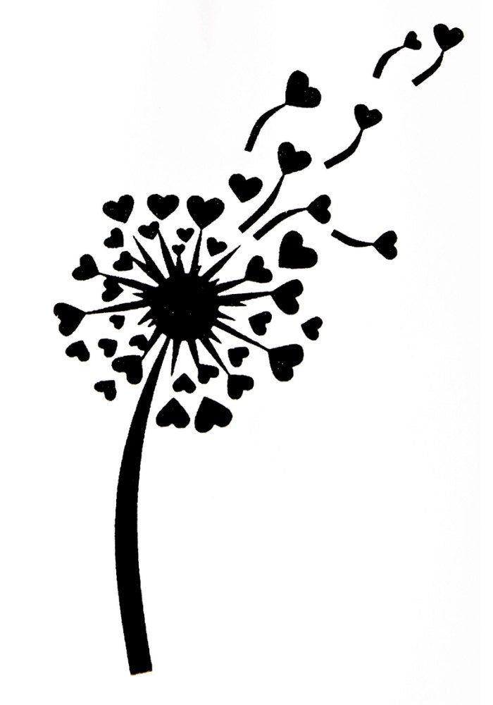 Quick Tattoo Glittersjabloon Paardenbloem Zaadjes - Festivales