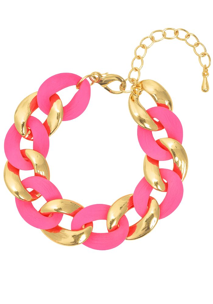 Armband Schakels Roze Goud - Festivales