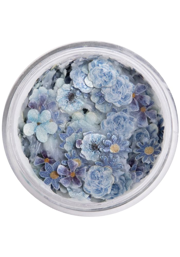 PXP Pressed Chunky Flowers Blauw 10ml - Festivales