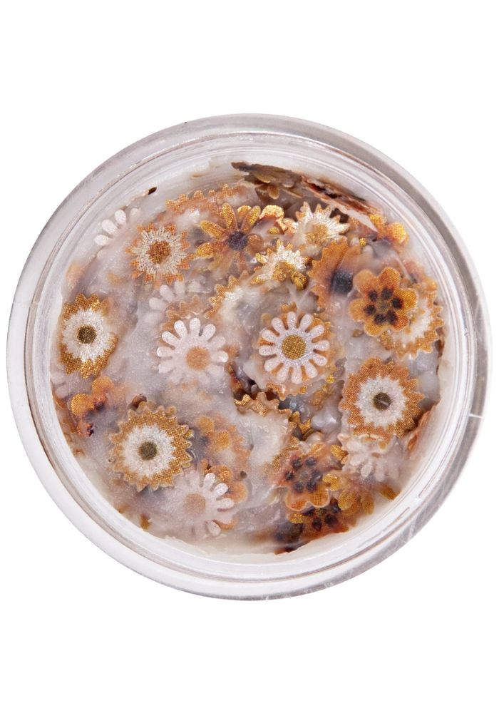 PXP Pressed Chunky Flowers Geel Cream 10ml - Festivales