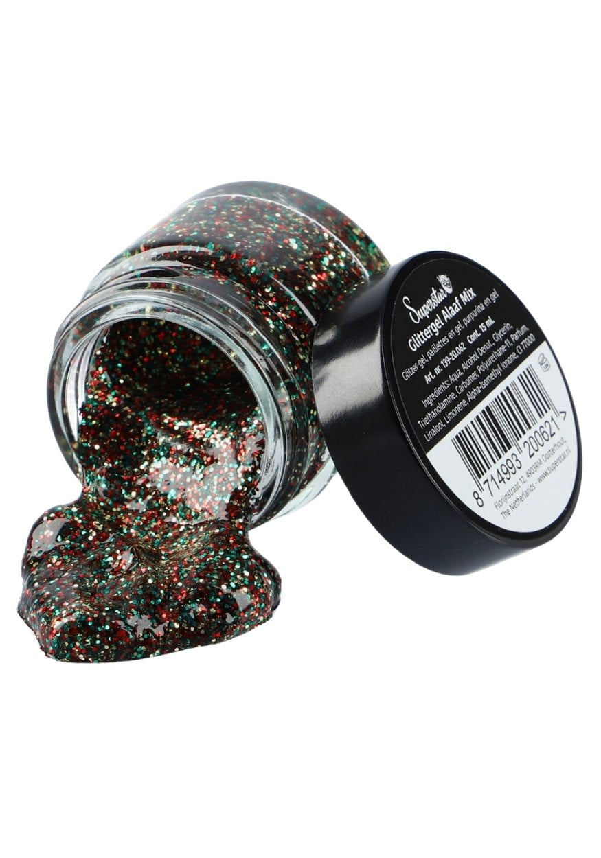 Gel Superstar Glitter Alaaf (Huid&Haar) 15ml - Festivales
