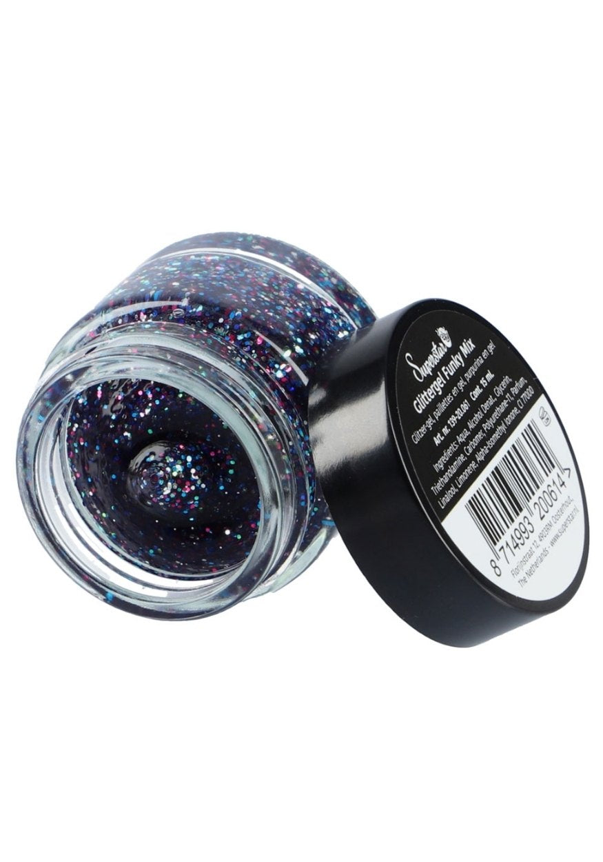 Gel Superstar Glitter Funky (Huid&Haar) 15ml - Festivales