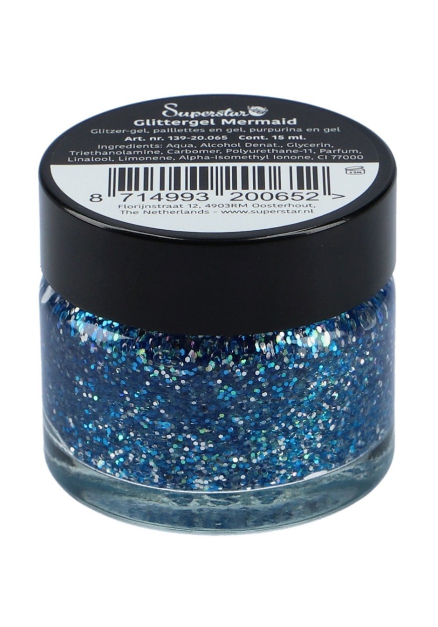 Gel Superstar Glitter Mermaid (Huid&Haar) 15ml - Festivales