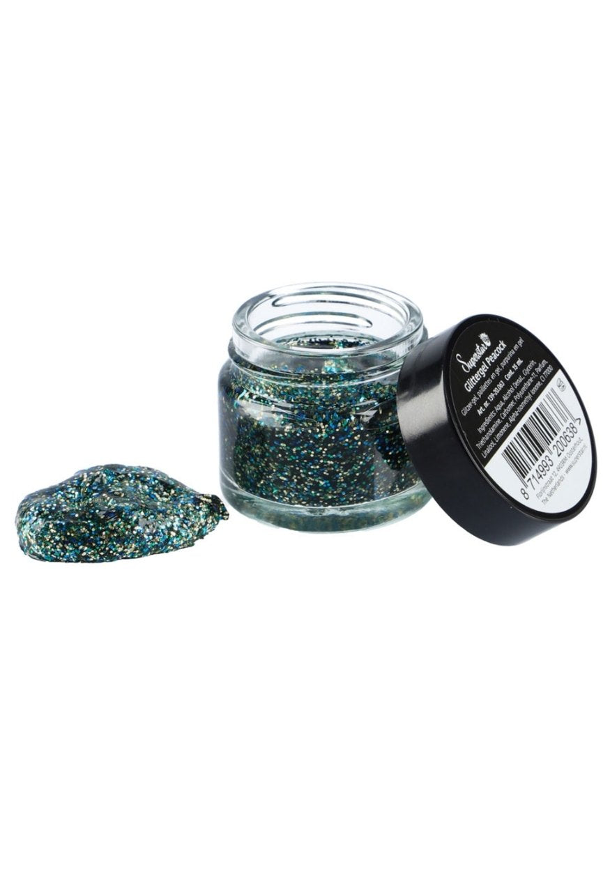 Gel Superstar Glitter Peacock (Huid&Haar) 15ml - Festivales