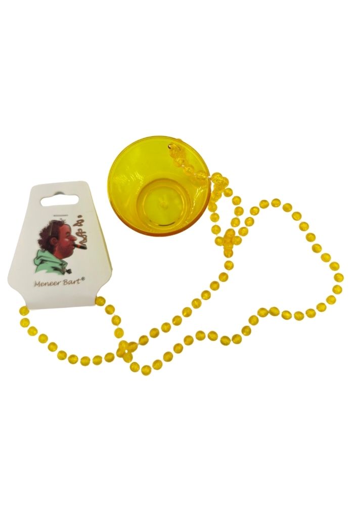 Shotglaasje Ketting Geel - Festivales