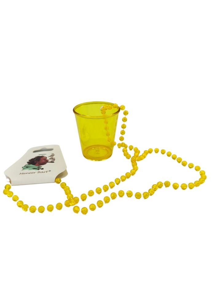 Shotglaasje Ketting Geel - Festivales