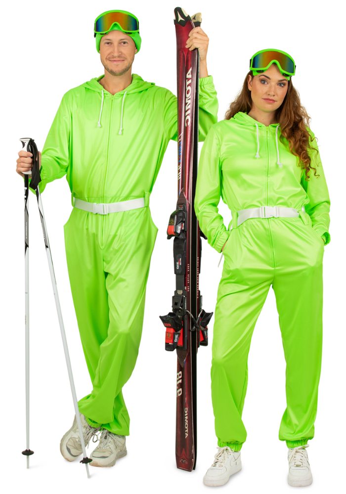 Ski-Overall Neon Groen Unisex - Festivales