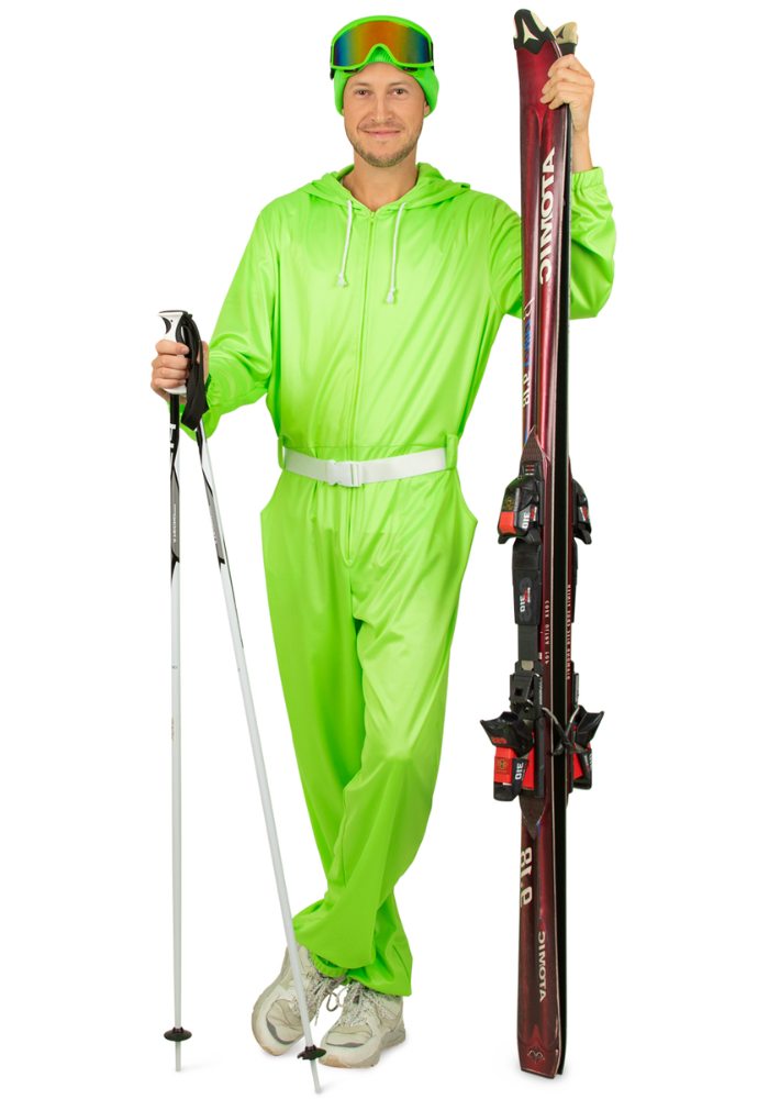 Ski-Overall Neon Groen Unisex - Festivales