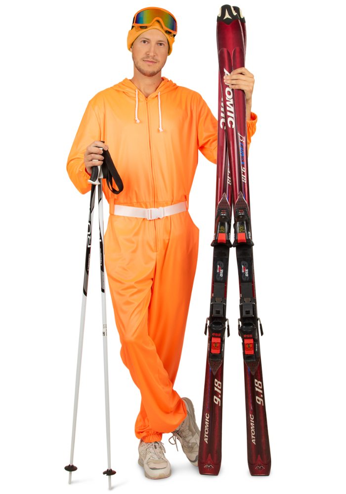 Ski-Overall Neon Oranje Unisex - Festivales