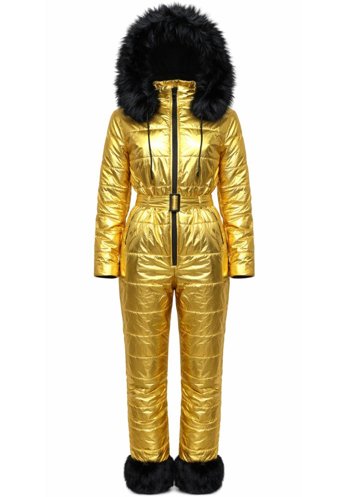 Ski-Overall Goud Metallic - Festivales