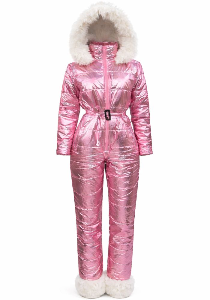 Ski-Overall Roze Metallic - Festivales