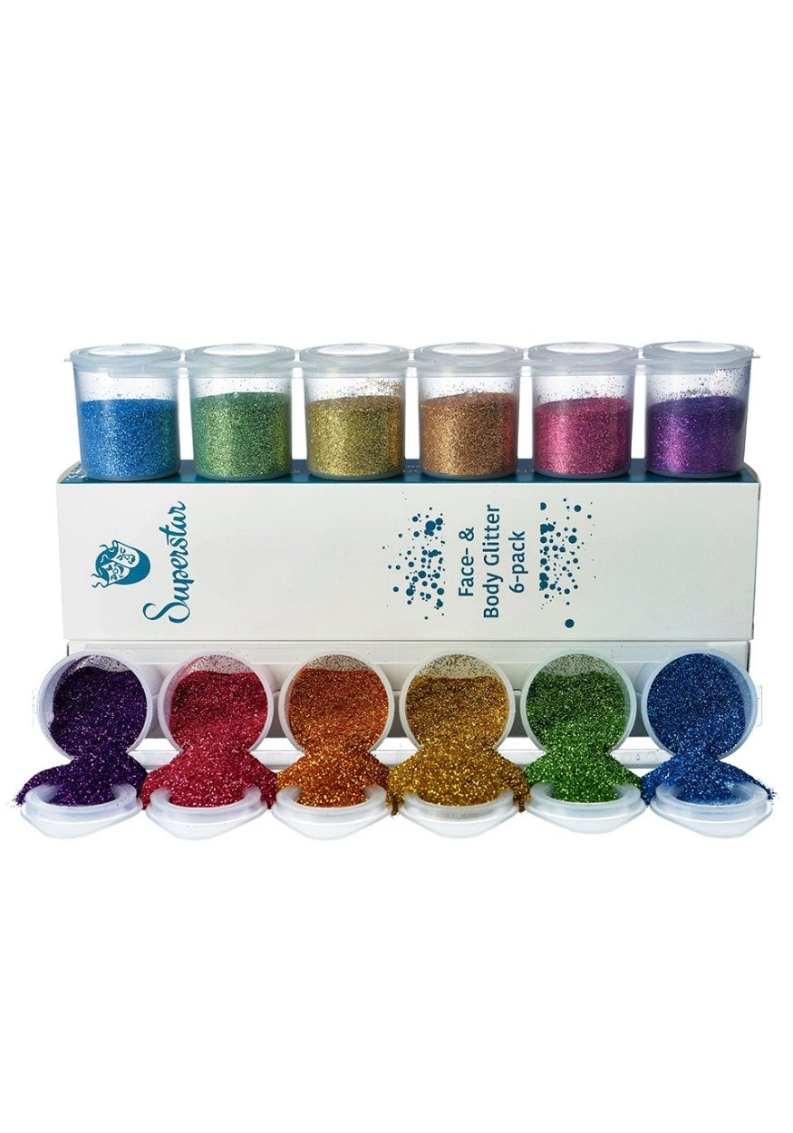 Summer Festival Glittermix 6-pack 90 ml 98994 - Festivales