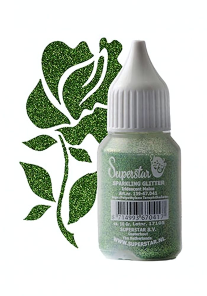 Superstar Sparkling Glitter Maize Green - Festivales