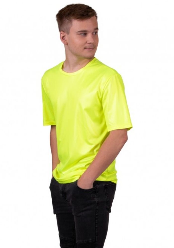 T-shirt Neon Geel Heren - Festivales