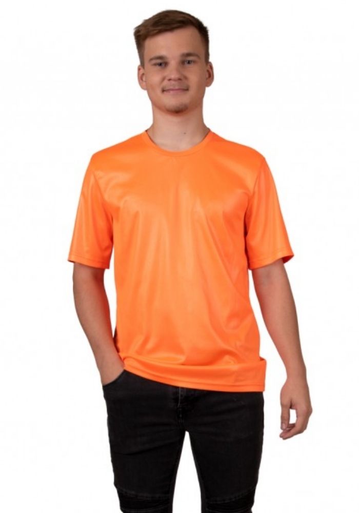 T-shirt Neon Oranje Heren - Festivales