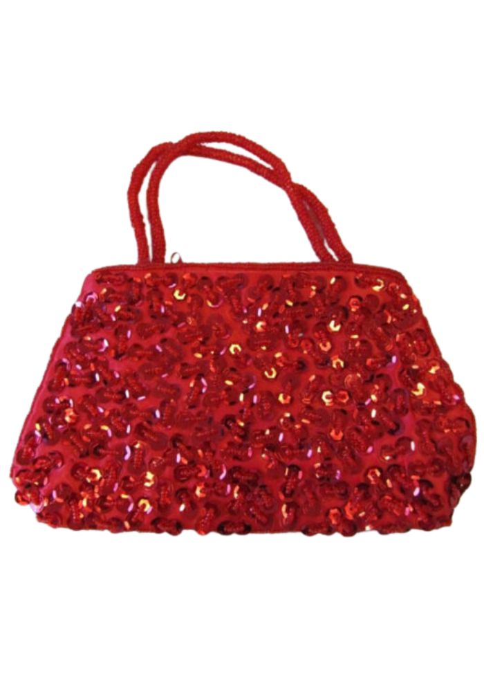Tasje Pailletten Rood - Festivales