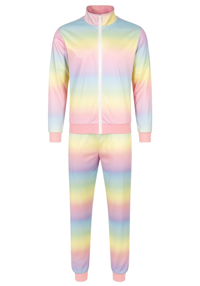 Trainingspak Heren Regenboog Pastel - Festivales