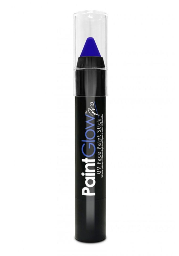 UV Face & Body Paint Stick Blauw - Festivales