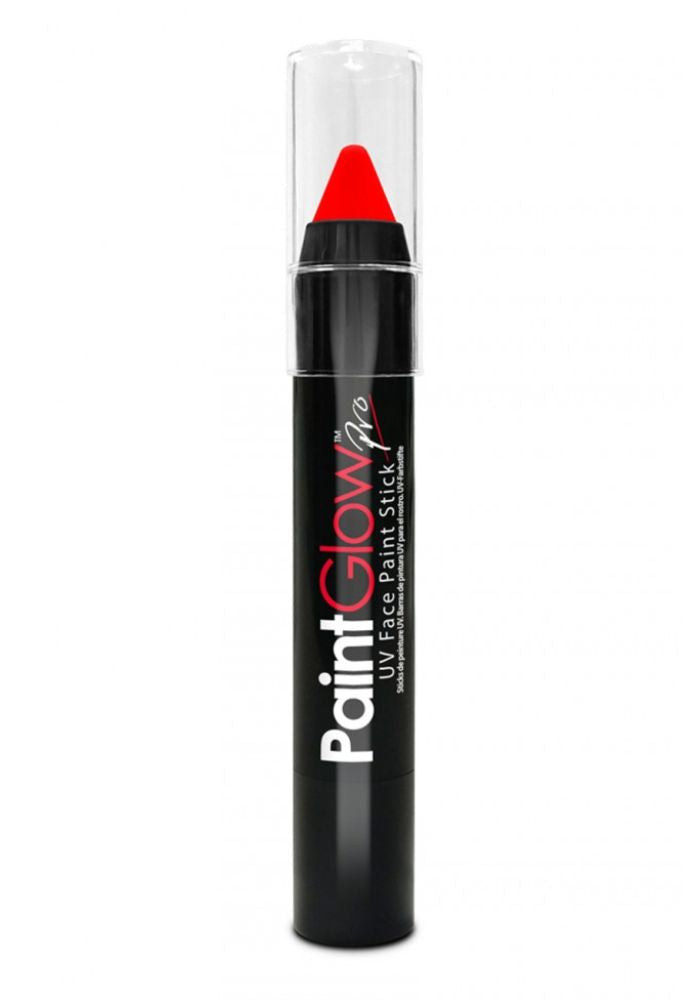 UV Face & Body Paint Stick Rood - Festivales