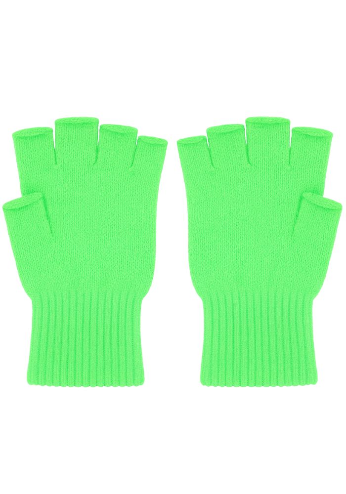 Vingerloze Handschoentjes Neon Groen - Festivales