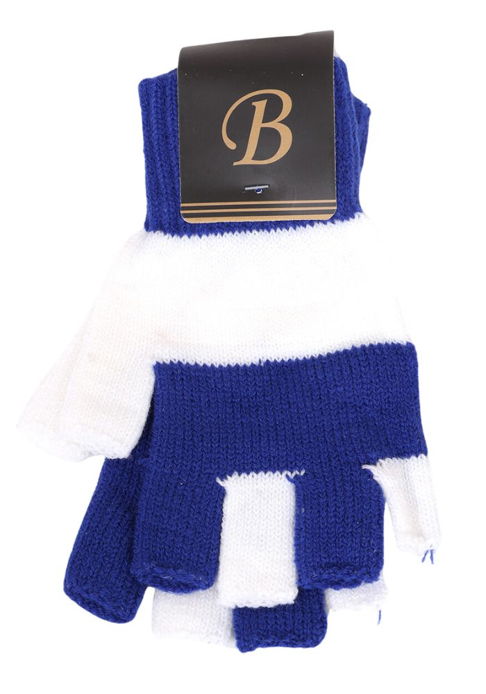 Vingerloze Handschoentjes Blauw/Wit - Festivales