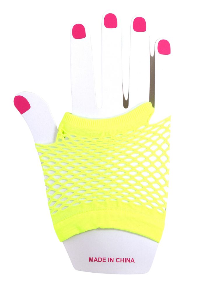 Handschoentjes Netje Geel Klein - Festivales