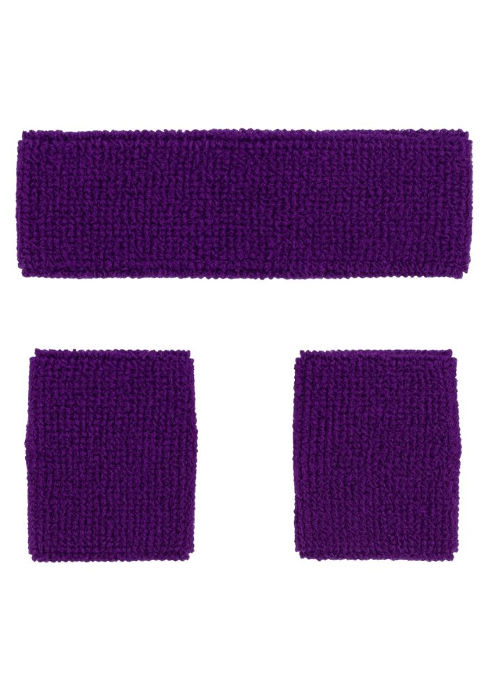 Zweetbandjes Set Paars - Festivales