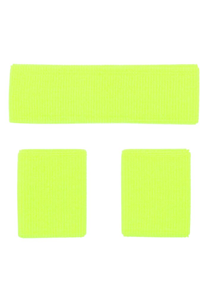 Zweetbandjes Set Geel - Festivales