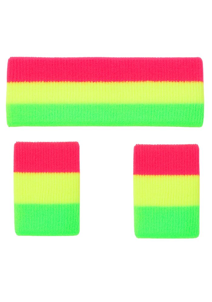 Zweetbandjes Set Neon Kleuren - Festivales