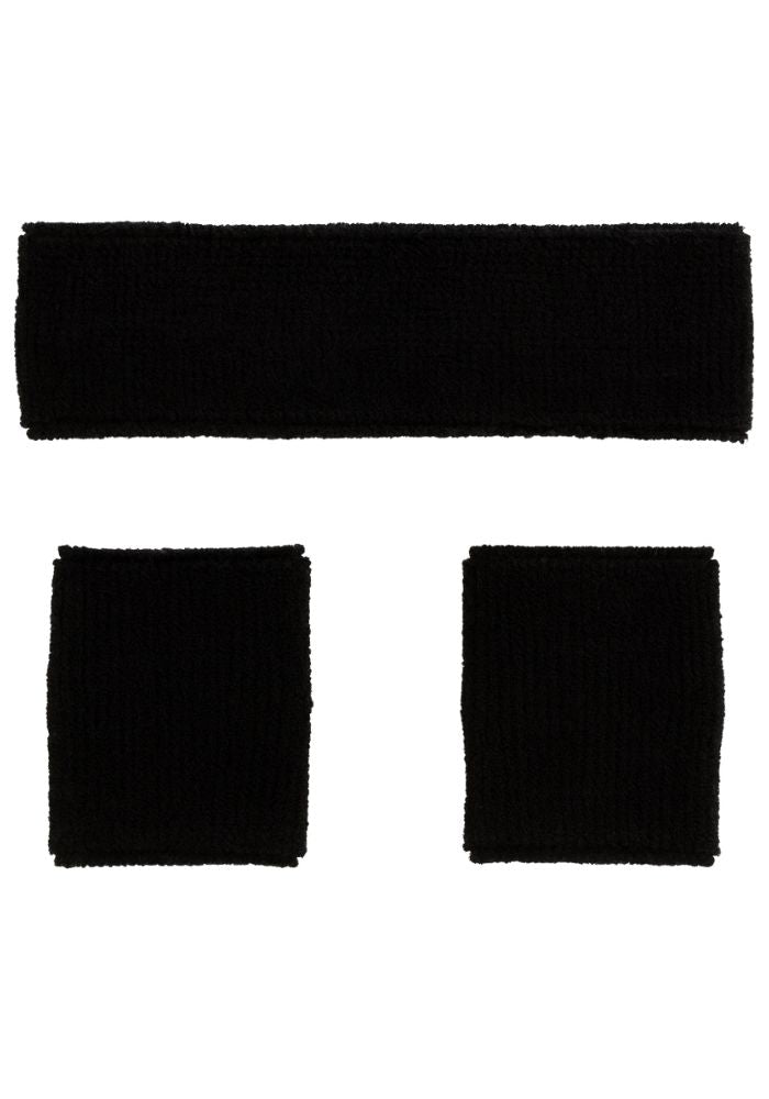 Zweetbandjes Set Zwart - Festivales