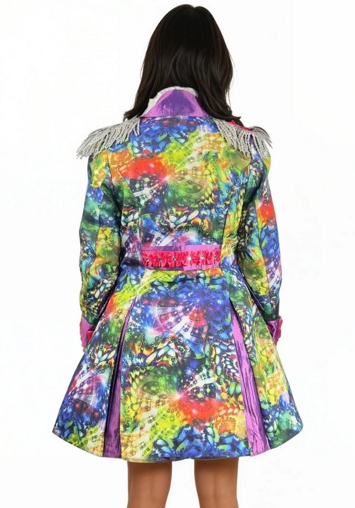 Dames Carnavalsjas Purple Holographic Diamonds - Bundel Basic - Festivales